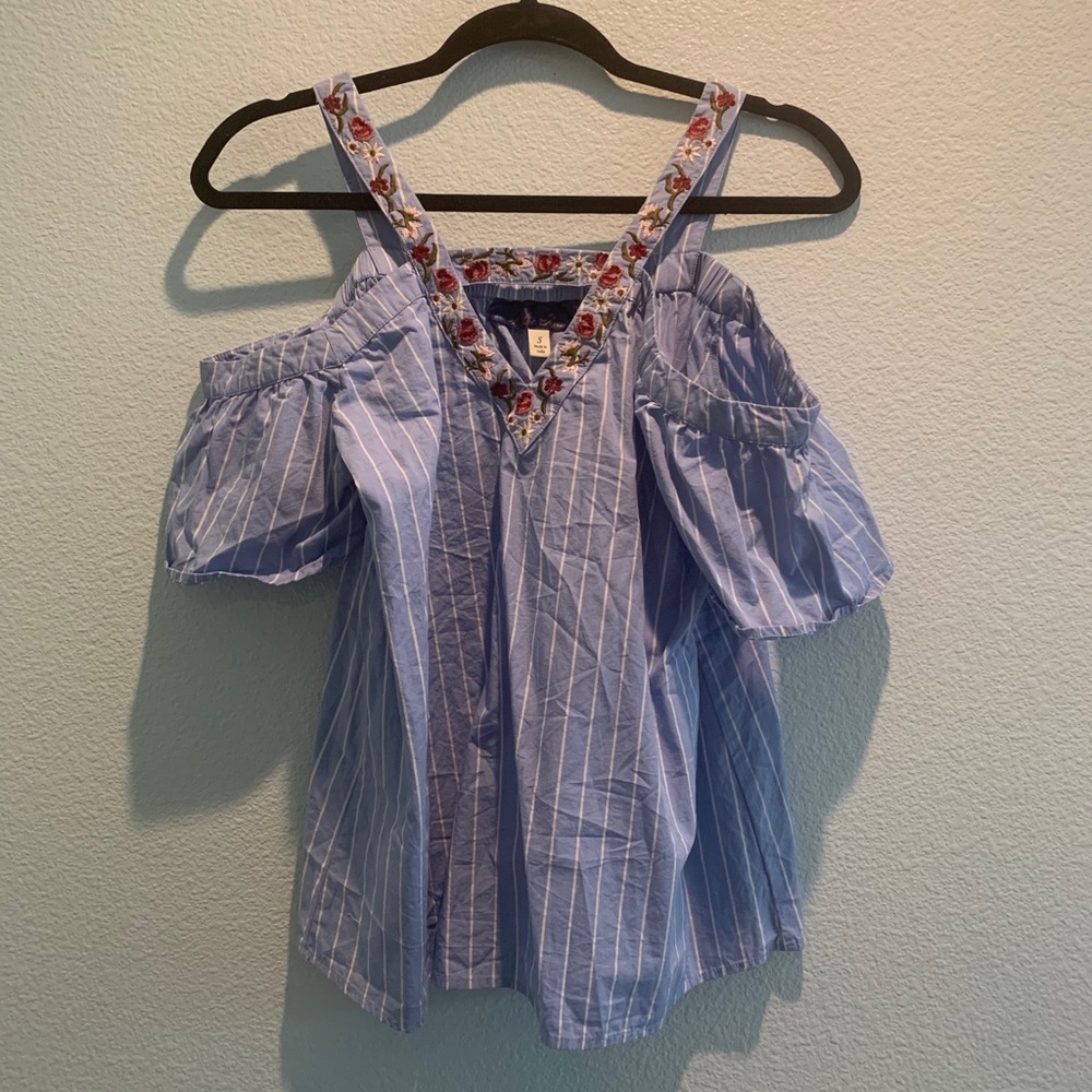 Cold-Shoulder Blouse